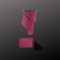 D’Lux 4" Fuchsia/Pink Glitter Wired Ribbon – Fine Sparkle Fused Fabric Ribbon for Christmas-LX309983